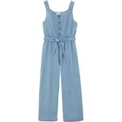 bonprix Jeans-Jumpsuit aus reiner Baumwolleblau 170Mädchen