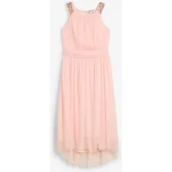 bonprix Maxikleid mit dekorativen Paillettenlila 164Mädchen