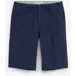 bonprix Chino-Bermuda aus reiner Baumwolle mit verstellbarem Bund, Regular Fitblau 146Knaben