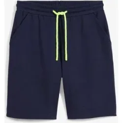 bonprix Sweat-Bermuda aus reiner Bio-Baumwolleblau 128Knaben
