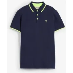 bonprix Pique-Poloshirt aus reiner Baumwolleblau 128Knaben