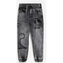 bonprix Thermo Regular-Fit-Schlupf-Jeans mit Jerseyfutterschwarz 122Knaben