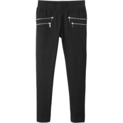 bonprix Stretch-Hose aus elastischem Bio-Baumwoll-Mixschwarz 158Mädchen