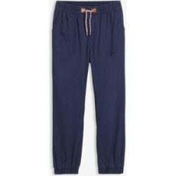 bonprix Lässige Thermohose mit kuscheligem Baumwollfutterblau 152Knaben