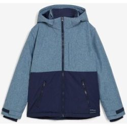 bonprix wattierte Winterjacke im Colourblocking mit Kapuzeblau 176Knaben