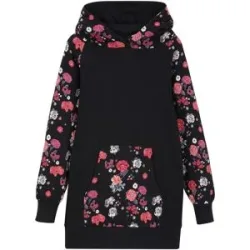 bonprix Sweatkleid aus reiner Baumwolleschwarz 164Mädchen