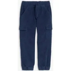 bonprix Thermo Regular Fit Cargo-Schlupfhose aus Cord mit Jerseyfutterblau 104Knaben