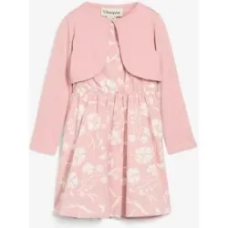 bonprix Kleid und Bolero aus reiner Baumwolle (2-tlg.Set)rosa 116Mädchen