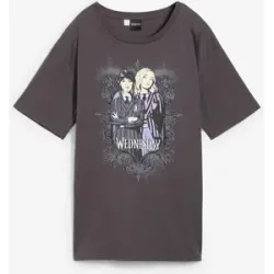 bonprix Wednesday T-Shirt aus reiner Baumwollegrau 140Mädchen