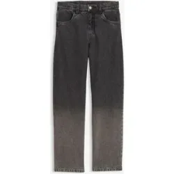 bonprix Loose Fit Jeans mit Farbverlauf, Straightgrau 176Knaben