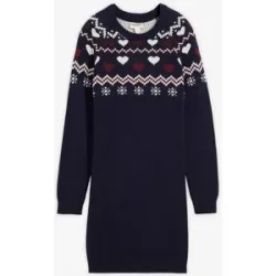 bonprix Strickkleidblau 176Mädchen