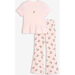 bonprix Shirt und ausgestellte Leggings (2-tlg.Set)rosa 128Mädchen
