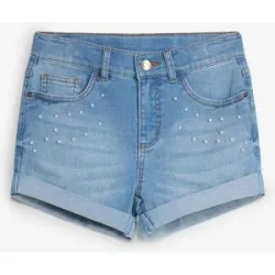 bonprix Jeans-Shorts Mid Waistblau 146Mädchen