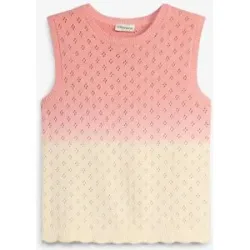 bonprix Stricktop mit Farbverlaufrosa 164Mädchen