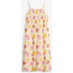 bonprix Jerseykleid aus elastischem Bio-Baumwoll-Mixbeige 164Mädchen