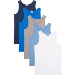 bonprix Unterhemd Packung, 5 Stk. für den täglichen Gebrauch, aus Baumwolle mit Elasthan, im 5er Pack