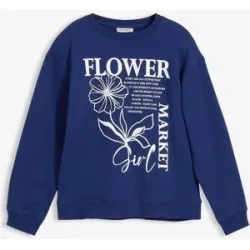 bonprix Sweatshirt aus reiner Bio Baumwolleblau 164Mädchen