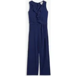 bonprix Jumpsuit aus fließender Viskoseblau 152Mädchen