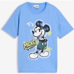 bonprix Mickey Mouse T-Shirt aus reiner Baumwolleblau 170Knaben
