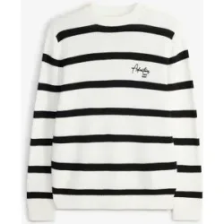 bonprix Feinstrickpullover aus weicher Bio Baumwolleweiß 170Knaben