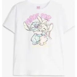 bonprix Disney Shirt Stitch aus reiner Baumwolleweiß 140Mädchen