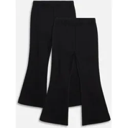 bonprix Thermo-Leggings Bootcut (2er Pack)schwarz 104Mädchen
