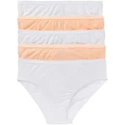 bonprix Maxislip mit weicher Baumwolle (5er Pack)weiß 56Damen