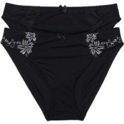 bonprix Slip (2er-Pack)schwarz 44Damen