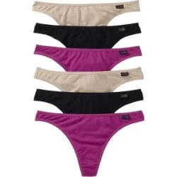 bonprix String mit Bio-Baumwolle (6er Pack)lila 44Damen