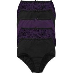 bonprix Highwaist Slip  (5er Pack)schwarz 40Damen