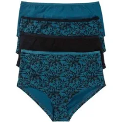 bonprix Maxipanty (4er Pack) mit Bio-Baumwolleschwarz 40Damen