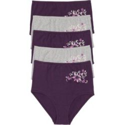 bonprix Highwaist Slip mit weicher Baumwolle (5er Pack)lila 52Damen