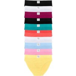 bonprix Slip mit weicher Baumwolle (10er Pack)rosa 52Damen