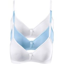 bonprix BH ohne Bügel mit Bio-Baumwolle (3er Pack)weiß 75Damen