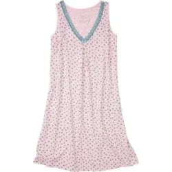 bonprix Kurzes Nachthemd aus softem Viskose-Mixrosa 44Damen