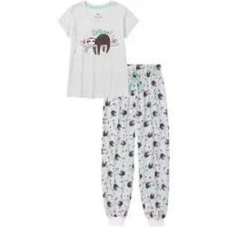bonprix Pyjama mit kurzen Ärmelnweiß 48Damen