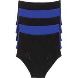 bonprix Highwaist Slip (5er Pack)blau 44Damen