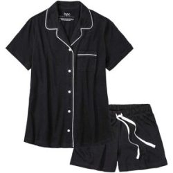 bonprix Shorty mit Knopfleisteschwarz 44Damen