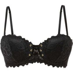 bonprix Balconette-BH aus feiner Spitzeschwarz 75Damen