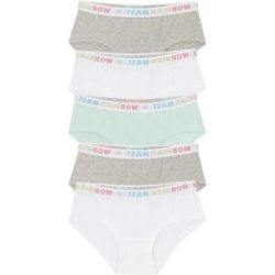 bonprix Hipster mit weicher Baumwolle (5er Pack)grau 128Mädchen