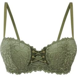 bonprix Balconette-BH aus feiner Spitzegrün 85Damen