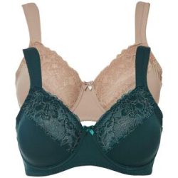 bonprix Minimizer-BH mit gepolsterten Trägern (2er Pack)grün 80Damen