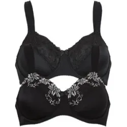 bonprix BH (2er-Pack)schwarz 100Damen