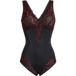 bonprix Geschmückter Medium Shape Bodyschwarz 36Damen