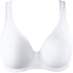 bonprix T-Shirt-BH mit gepolsterten Trägernweiß 90Damen