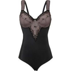 bonprix Minimizer-Body mit Stickereischwarz 80Damen