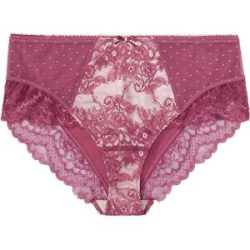 bonprix Maxipanty mit zarter Spitzelila 44Damen