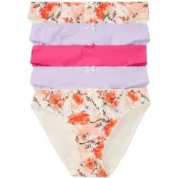 bonprix Slip mit Bio-Baumwolle (5er Pack)pink 44Damen