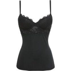 bonprix BH-Hemd aus glatter Microfaserschwarz 90Damen