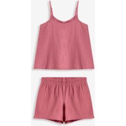 bonprix Shorty aus softem Musselin mit Spaghettiträgernlila 36Damen